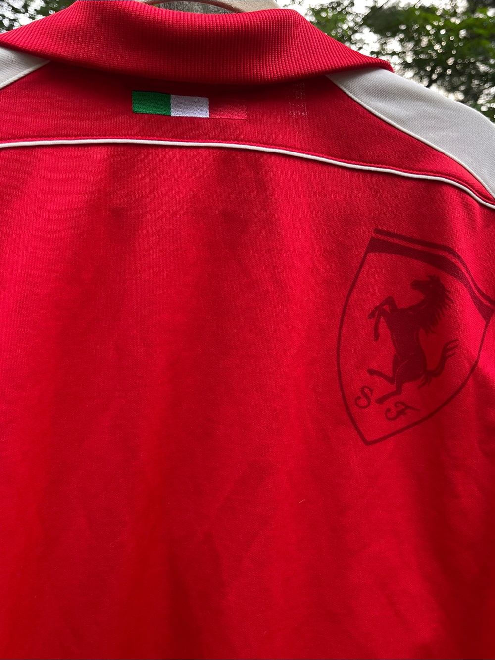 Puma Scuderia Ferrari Red Full Zip Track Jacket Men’s Size: Large - Picture 6 of 9